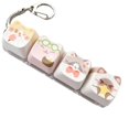 thumbnail image 2 of 4-Key Cat Themed Keyboard Clicker Fidget,Cute Stress Relief Toy,Portable Keyboard Keychain for Daily Anxiety Relief, 2 of 7