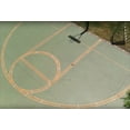 thumbnail image 1 of Ronan Sports Pro Kit Cardboard Basketball Court Stencil Kit | High School Regulation with Continuous Lines | Paint Included | Made in USA |, 1 of 4