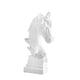 thumbnail image 2 of Estatua de cabeza de caballo, figura de animal, escultura, decoración de caballo para estantes de dormitorio L, 2 of 5