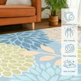 thumbnail image 5 of TWINNIS Area Rugs Floral Boho Rug Floor Carpet for Living Room Bedroom,5'x8',Blue Yellow, 5 of 7