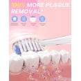 thumbnail image 4 of Cepillo de dientes eléctrico SEAGO Kids SG-977 con 8 cabezales de 4 a 12 años, 4 of 6
