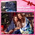 thumbnail image 3 of LHSHID Gifts for Daughter Daughter Christmas Birthday Gift for Daughter Throw Blanket Daughter Gifts from Dad Birthday Gifts for Daughter Adult Daughter Blanket 30"x40", 3 of 6