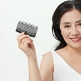 thumbnail image 4 of SHISUYAN 2pcs French Side Combs Hair Combs Side Comb Clips Flexible Hair Comb for Fine Hair Accessory ( Black ), 4 of 9