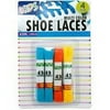 Bulk Buys GL180 Kids colored shoelaces Case of 24