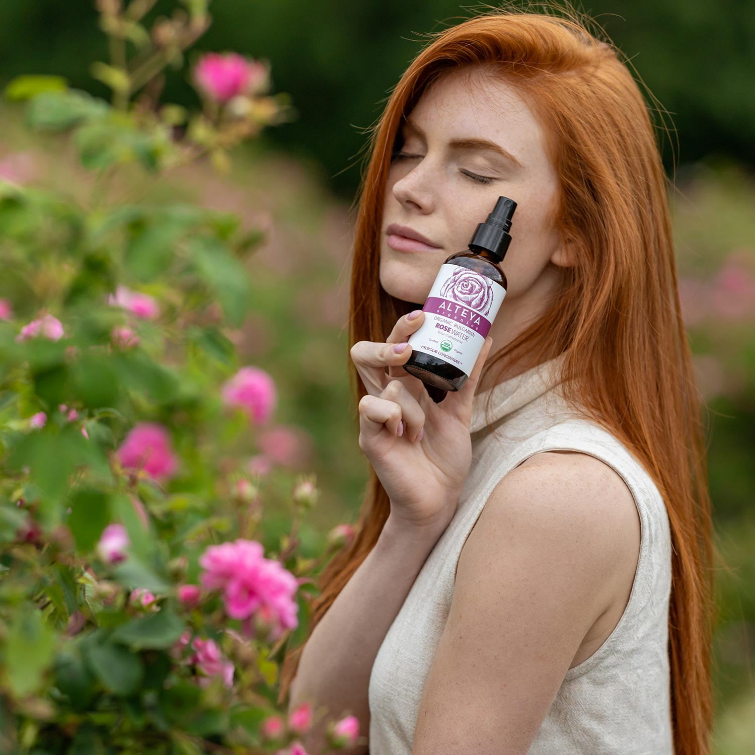 Alteya Organics Bulgarian Rose Water Hydrolat Concentrate 8 Ounces