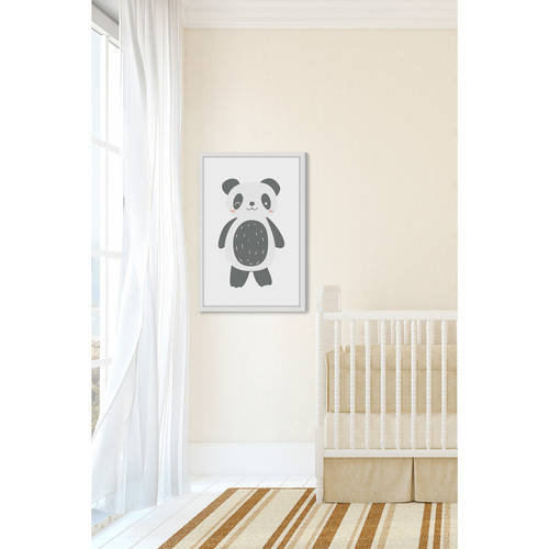 "Panda Bear" Framed Painting Print
