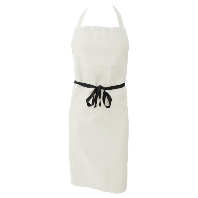 Dennys - Delantal de trabajo Modelo Economy Unisex (sin bolsillos) (Paquete de 2) (Marfil)