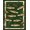 Green Tan, Pattern 6, variant on ODIKA Hooked Fishing Lake Trout Nautical Border Lure Novelty Vintage for Home Office, Gaming Room, Under Desk, Non-Slip Chair-Friendly