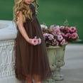 thumbnail image 5 of Mercatoo Girls Lace Dress Girls Children's Clothes Puffy Mesh Dress Flower Girl Dress Princess Dress Baby Girl Dresses 18 Month, 5 of 9