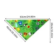 thumbnail image 2 of BotaniNest Funny Football Bandanas Triangle Reversible Scarf Bibs For Adjustable Puppy Birthday Party For Cat Lovers, 2 of 5