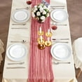 10FT Cheesecloth Table Runner, Gauze Fabric Boho Table Runners for