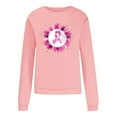 thumbnail image 4 of Qiopertar Mode Femmes T-Shirt à Manches Longues Col Rond Imprimé Chandail en Molleton Blouse Hauts Liquidation Livraison Gratuite à Moins de 5$ jusqu'à 90 % de Réduction, 4 of 5