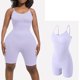 thumbnail image 3 of Karight Women's Spaghetti Strap Tank Top Short Jumpsuit Bodysuit Tummy Control Seamless One Piece Catsuit for Gym Workout, 3 of 4