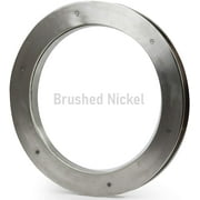 Deep Flange Nickel Premium Aluminum Premium Nautical Porthole Window with A Transparent Glass | Kitchen Home Decor Porthole Window | Nagina International (Brushed Nickel, 18 Inches)