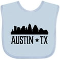 thumbnail image 3 of Inktastic Austin Texas Skyline Silhouette Tx City Boys or Girls Baby Bib, 3 of 4