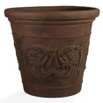 thumbnail image 1 of Sunnydaze Jardinière Pot de Fleurs d'Extérieur à Double Paroi Résistante aux Intempéries - 19,5 Pouces - Fini Rouille, 1 of 10