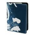 thumbnail image 2 of Pofeuu Shark Print Travel Document Organizer Passport Holder Men Women for Family (6.5 in x 4.5 in),Wallet Holder Credit Card Clutch Bag Case, 2 of 5