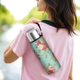 thumbnail image 6 of 20 Oz Pioneer Flower Coffee Tumbler Double Wall Insulated Stainless Steel Water Bottle | Metal Reusable Thermoses Flask with Cup Cap | Leak & Sweat Proof with Anti-Dust Lid, 6 of 7