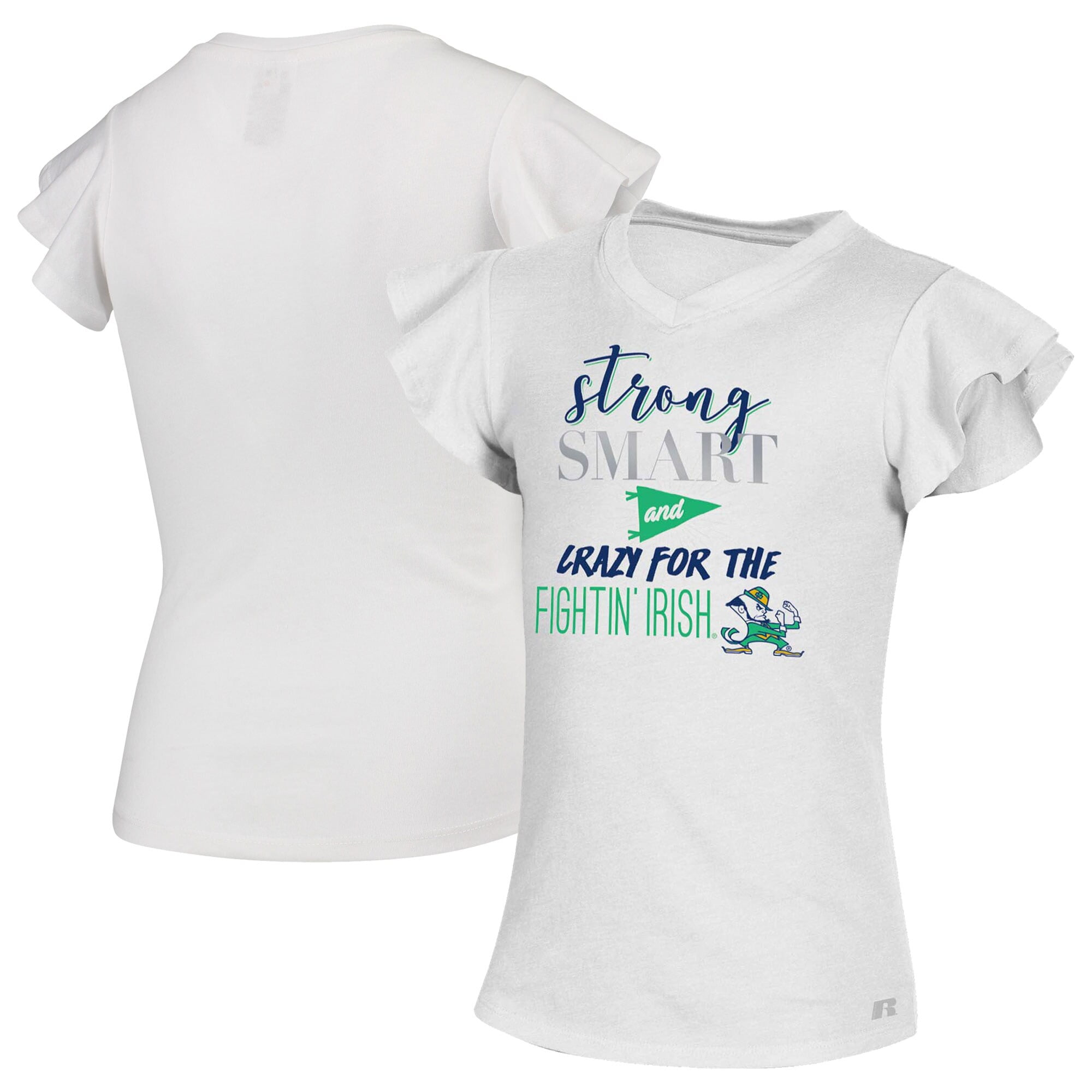 Toddler//Kids Ruffle T-Shirt My Papa in Washington Loves Me