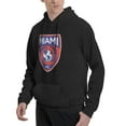 thumbnail image 4 of Miami Fc Men Fleece Hoodie Casual Pullover Sweatshirt With Kangaroo Pocket, 4 of 6