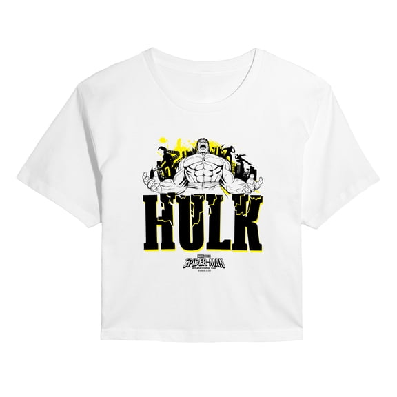 Spider-Man: Brand New Day - Hulk - Juniors Cropped Graphic T-Shirt