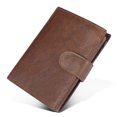 thumbnail image 3 of Wallet Zip Monedero Bolsillo Zip Regalo Hombres café Sunnimix Billetera para hombre, 3 of 7