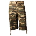 thumbnail image 2 of Pro Club Premium Men's Utility Twill Cargo Shorts, 2 of 5