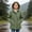 Army Green, variant on Rain Jacket for Girls Lightweight Hooded Raincoat Outdoor Waterproof Windbreaker with Pockets, Adjustable Waist, Size 5-16