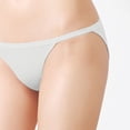 thumbnail image 6 of Lunuaoe Women's Low Rise String Bikini Panties, Thin Strap High Cut Briefs, Breathable Cotton Crotch Underwear, 6 of 8