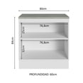thumbnail image 2 of Gabinete Bajo Multiuso Madesa Agata 80cm 2 Puertas BG, 2 of 4