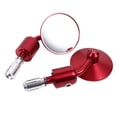 thumbnail image 1 of Rearview Mirrors, 1 Pair 7 8 Round Handlebar Bar End Rear View Mirrors 7 8 Inch Bar End Mirrors Motorcycle Motorbike Sidemirror Silver Silver, 1 of 3