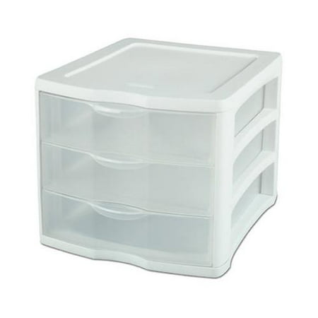 Sterilite 17918004 Clearview 3 Drawer Organizer Walmart Com