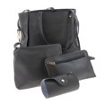 thumbnail image 3 of Bolsos de hombro para mujer Yinane 4 piezas PU Gris oscuro, 3 of 8