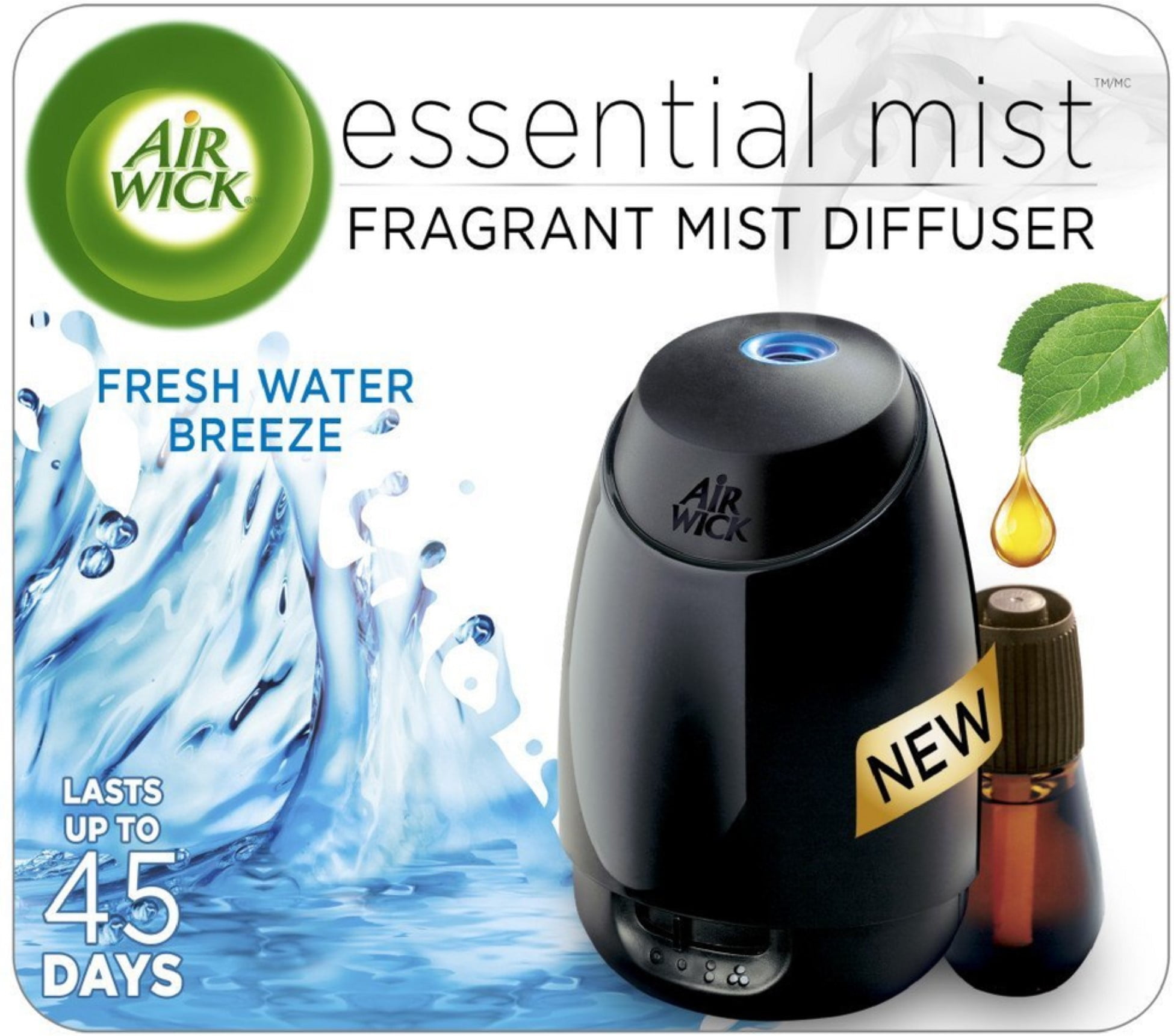 Air Wick Essential Mist Fragrant Mist Diffuser, Fresh Water Breeze 1