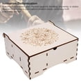 thumbnail image 3 of Wooden Keepsake Box, Nature Grain Sturdy Lightweight Flip Top Assembly Box  for Stationery Small Items, 3 of 7