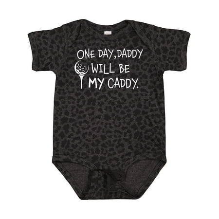 

Inktastic One Day Daddy Will Be MY Caddy- Kids Golfing Gift Baby Boy or Baby Girl Bodysuit