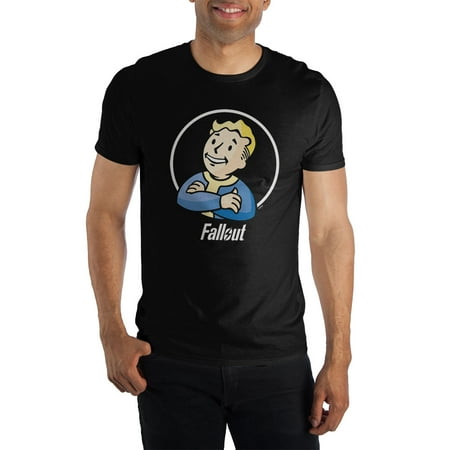 Fallout Vault Boy Character Art Logo Mens T Shirt