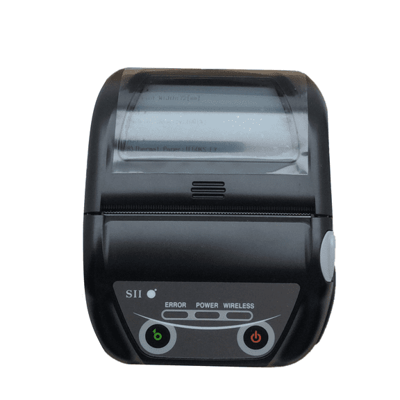 Seiko SII MP-B30L 3" Portable Thermal Printer - IOS Compatible - Bluetooth Wireless - W/ Battery; Charging Cable - PN: MP‑B30L‑B46JK1‑E9