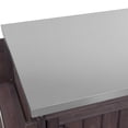 thumbnail image 5 of S-HOME Outdoor Kitchen Island With Side Shelf And Storage Cabinet Stainless Steel Top And 4 Wheels For Easy Mobility, 5 of 15