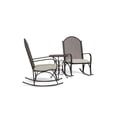 thumbnail image 3 of Tortuga Outdoor Garden Oiled Copper Metal Rocking Chair Set (3-Piece), 3 of 5