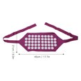 thumbnail image 4 of Acupressure Belt, Acupressure Massage Belt, Acupuncture Mat for Waist with Flower Shaped, Cotton Fabric Massage Body Belt for Home, 4 of 9