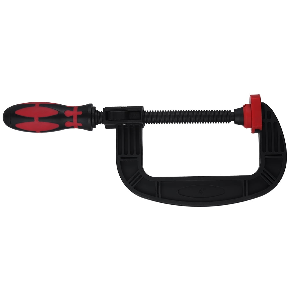 1Piece Heavy Duty C Clamp Set, 7.6inch One Handed Clamp Quick Release