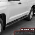 thumbnail image 2 of DNA Motoring For 07-21 Toyota Tundra Double Cab Black 6" Flat Side Step Bar Running Boards, 2 of 8