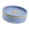 thumbnail image 1 of Organizador de tocadiscos giratorio perfecl bandeja de almacenamiento azul, 1 of 8