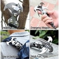 thumbnail image 4 of Gravity Hook, Gravity Hook, Climbing Hook, Stainless Steel Grappling Hook Climbing Multi-Functional Gravity Hook Foldable Claw Climbing Emergency Survival Tool for Outdoor Living, 4 of 5