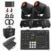 Chauvet DJ Intimidator Spot 160 ILS Compact Moving Head Lights Pair with ILS Command Lighting Controller Package
