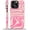 Aesthetic Abstract Line, variant on Case for iPhone 12 Pro Max, Shockproof TPU Bumper Drop Protection Hybrid 2-Layer Hard Cover for iPhone 12 Pro Max-Pearl Pink Lotus
