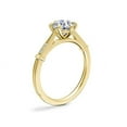 thumbnail image 3 of Diamond-Capitals 2.05 Carat Round Cut (D/VVS1) Moissanite Unique 6-Prongs Solitaire Bridal Ring for Women Solid 14K Yellow Gold Size 6.5, 3 of 8