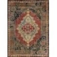 thumbnail image 3 of Sensation Transitional 5' x 7' Red and Terra Polypropylene Indoor Area Rug, 3 of 8