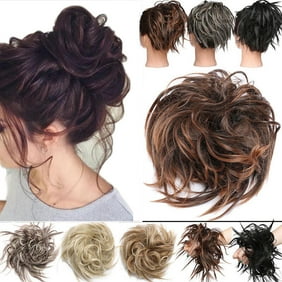 S Noilite New Messy Hair Bun Updo Elastic Hair Wrap Ponytail Piece